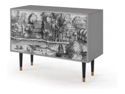 Aparador - 115x85x48 cm - BS4 - A Pond, Gris