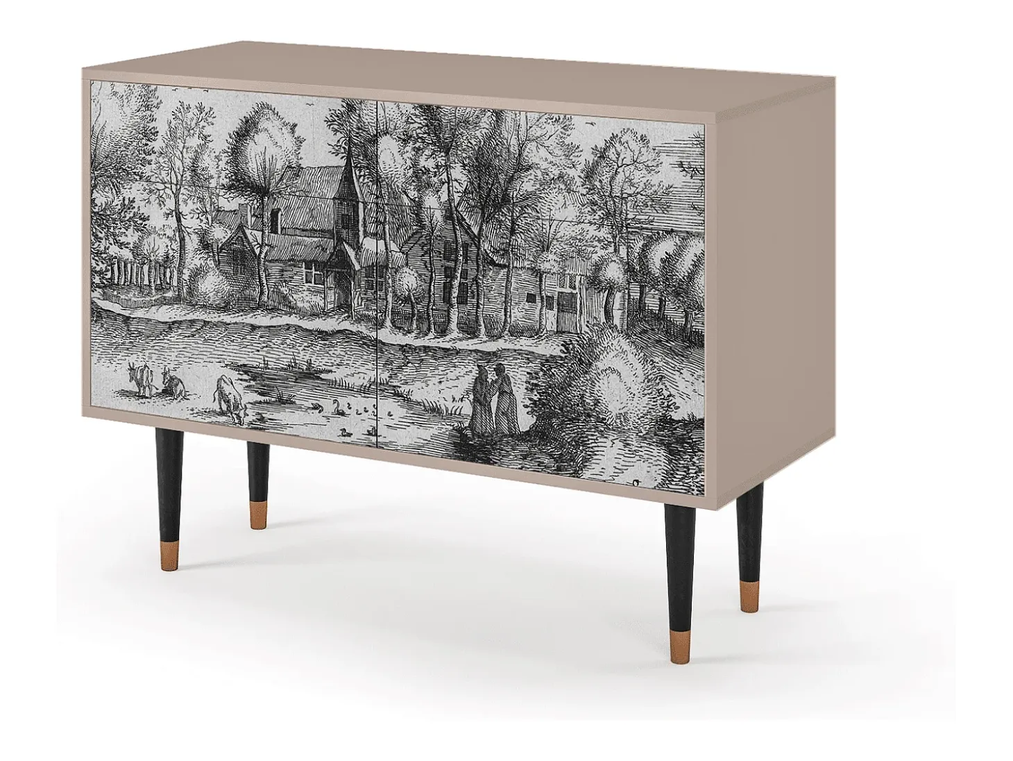 Aparador - 115x85x48 cm - BS4 - A Pond, Latte