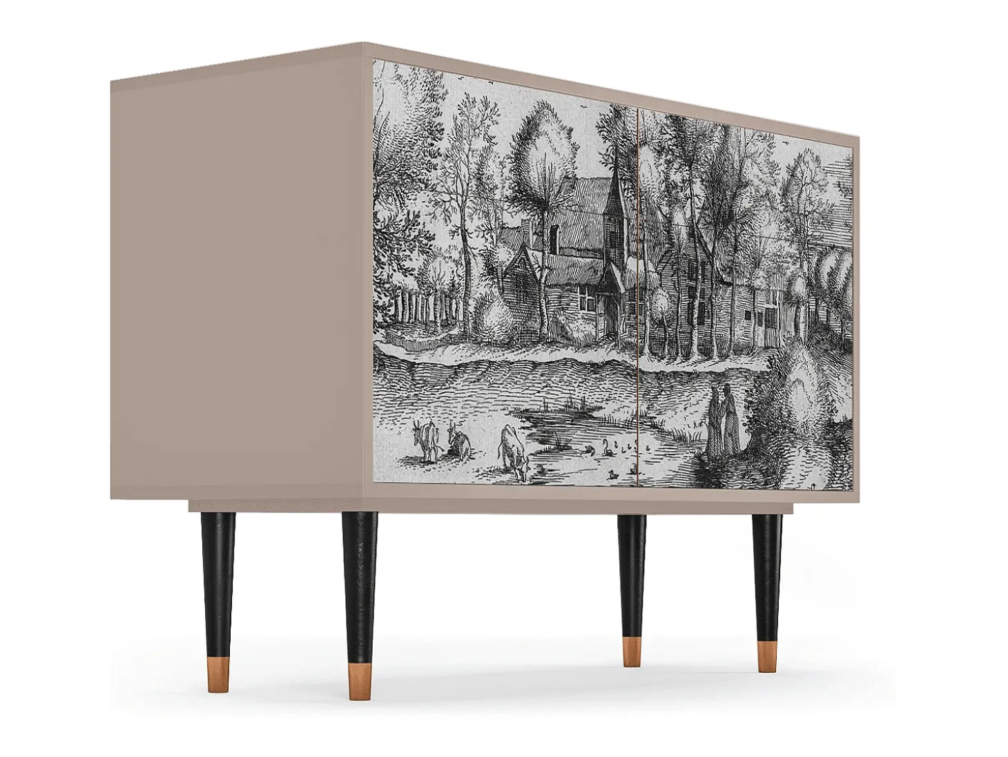 Aparador - 115x85x48 cm - BS4 - A Pond, Latte