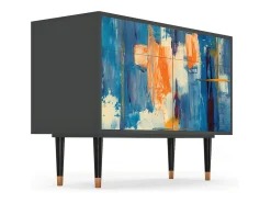 Aparador - 115x85x48 cm - BS4 - Abstract Expressionism, Antracita