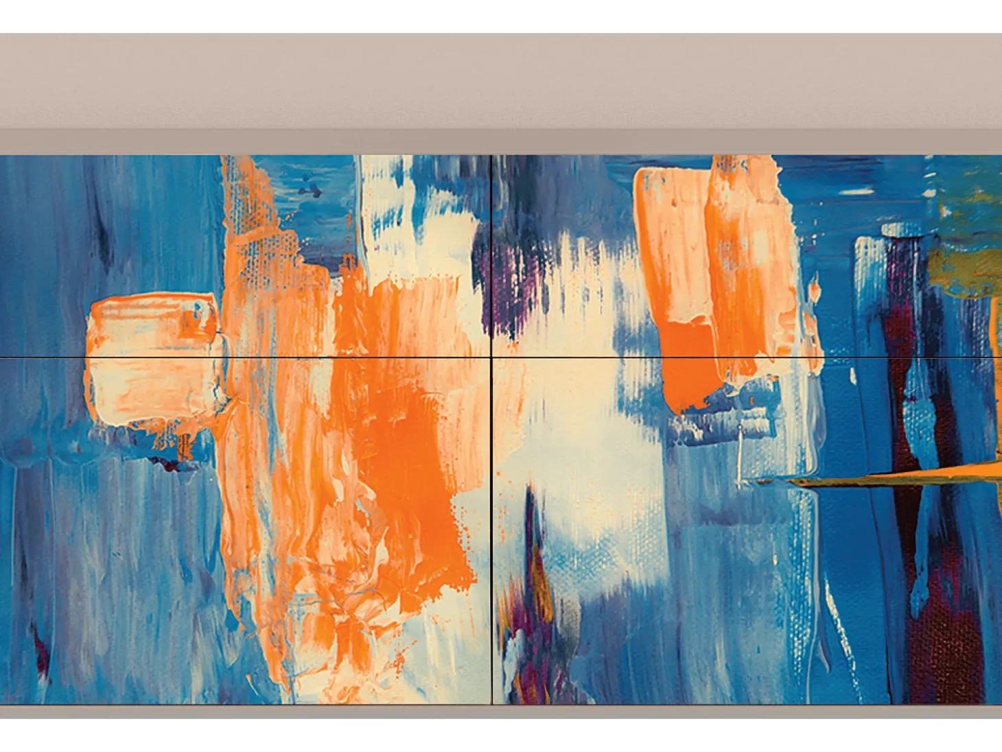 Aparador - 115x85x48 cm - BS4 - Abstract Expressionism, Latte