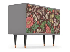 Aparador - 115x85x48 cm - BS4 - Alice in Wonderland, Gris