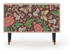 Aparador - 115x85x48 cm - BS4 - Alice in Wonderland, Latte