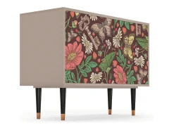 Aparador - 115x85x48 cm - BS4 - Alice in Wonderland, Latte