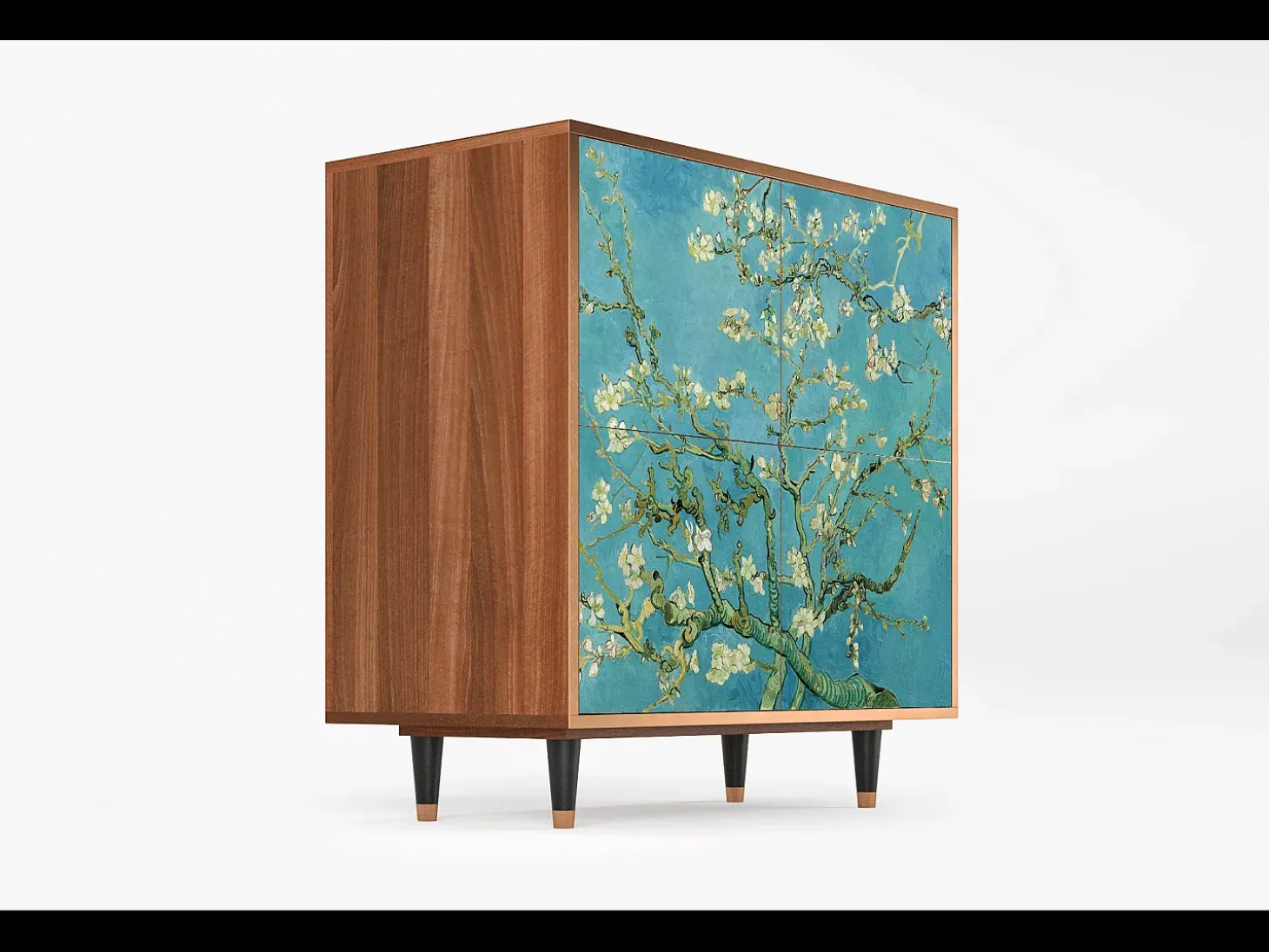 Aparador - 94x96x48 cm - BS3 - Almond Blossom, Nogal