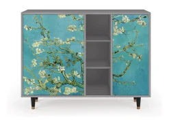Aparador - 125x98x48 cm - BS2 - Almond Blossom, Gris