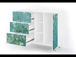 Aparador - 125x98x48 cm - BS2 - Almond Blossom, Blanco