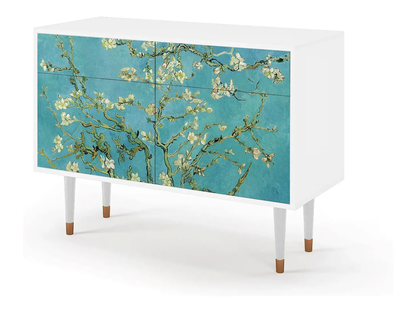 Aparador - 115x85x48 cm - BS4 - Almond Blossom, Blanco