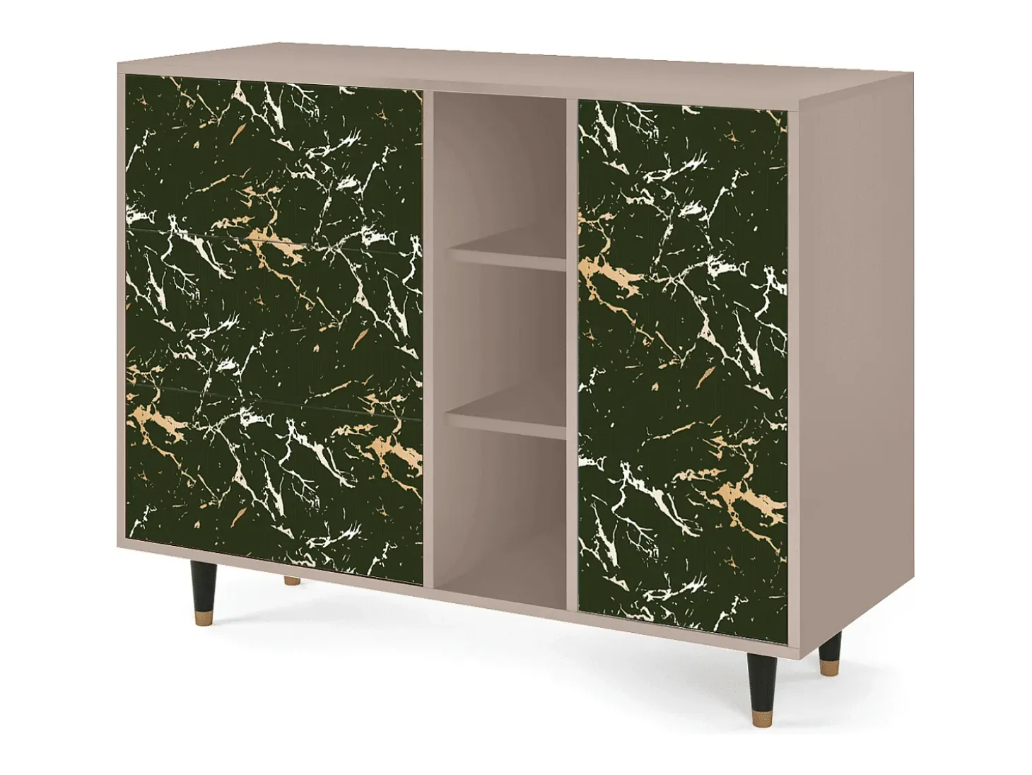 Aparador - 125x98x48 cm - BS2 - Amazon Forest, Latte
