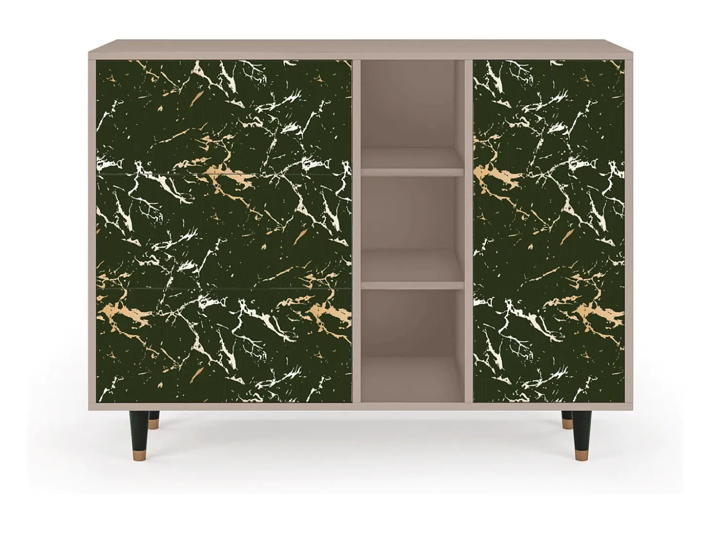 Aparador - 125x98x48 cm - BS2 - Amazon Forest, Latte