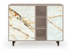 Aparador - 125x98x48 cm - BS2 - Arenay Marble, Latte