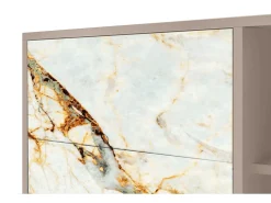 Aparador - 125x98x48 cm - BS2 - Arenay Marble, Latte