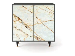 Aparador - 94x96x48 cm - BS3 - Arenay Marble, Antracita