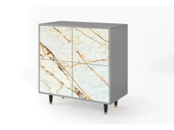 Aparador - 94x96x48 cm - BS3 - Arenay Marble, Gris