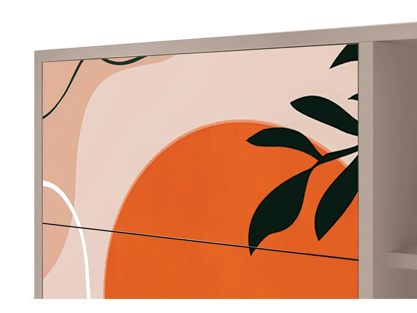 Aparador - 125x98x48 cm - BS2 - Artwork, Latte