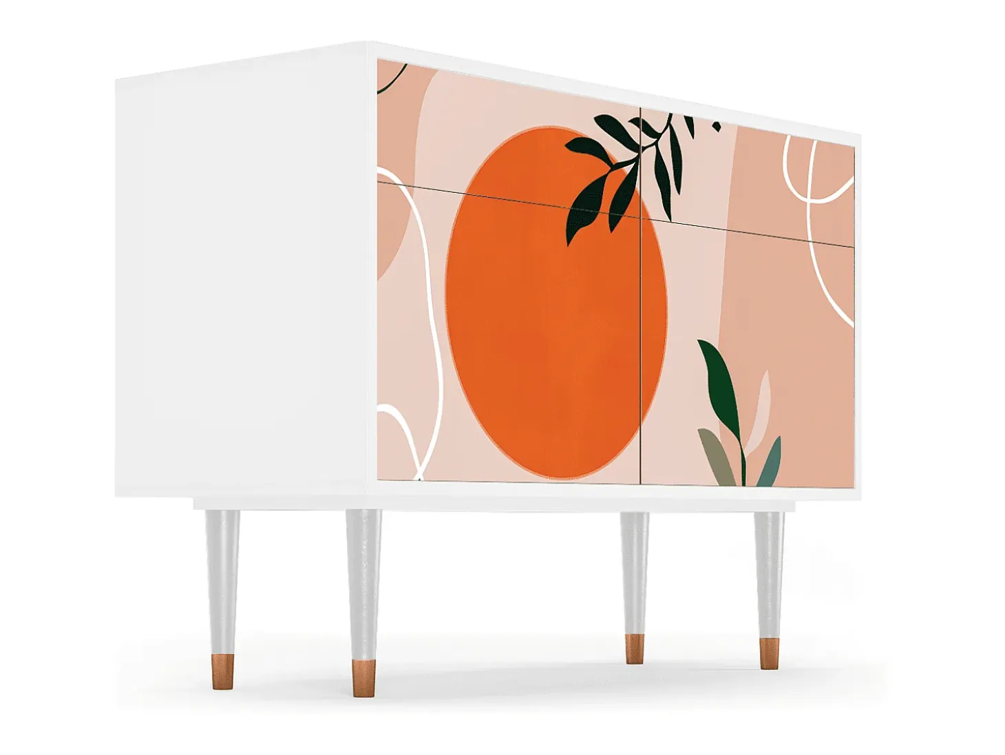 Aparador - 115x85x48 cm - BS4 - Artwork, Blanco