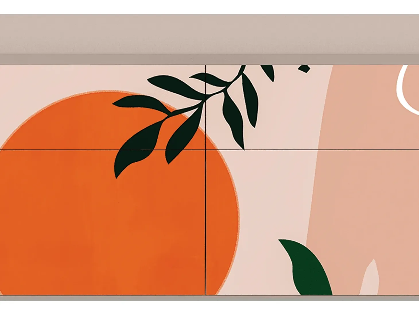 Aparador - 115x85x48 cm - BS4 - Artwork, Latte