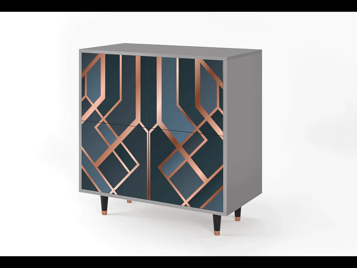Aparador - 94x96x48 cm - BS3 - Ashy 1920', Gris