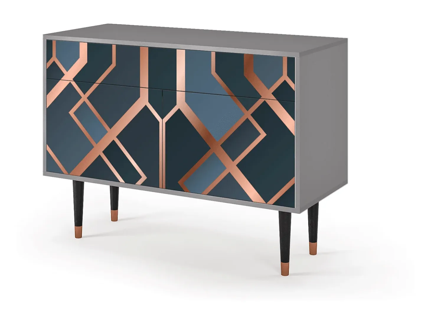 Aparador - 115x85x48 cm - BS4 - Ashy 1920', Gris