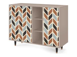 Aparador - 125x98x48 cm - BS2 - Beige Laure, Latte