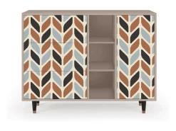 Aparador - 125x98x48 cm - BS2 - Beige Laure, Latte