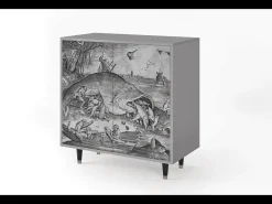Aparador - 94x96x48 cm - BS3 - Big Fish Eat Little, Gris