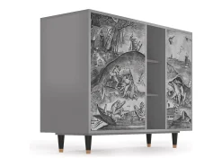 Aparador - 125x98x48 cm - BS2 - Big Fish Eat Little, Gris