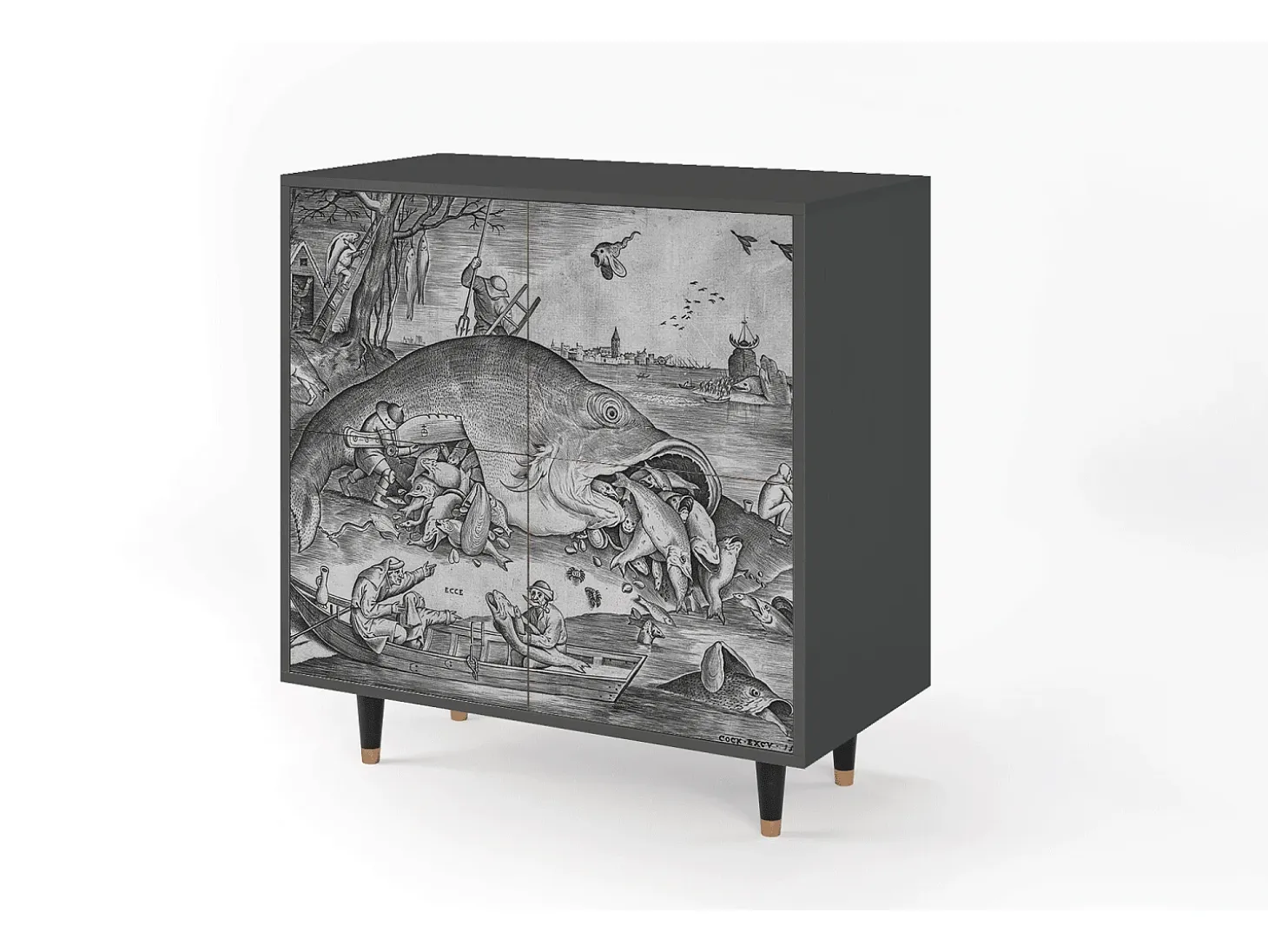 Aparador - 94x96x48 cm - BS3 - Big Fish Eat Little, Antracita