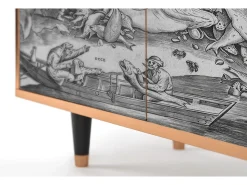 Aparador - 94x96x48 cm - BS3 - Big Fish Eat Little, Nogal