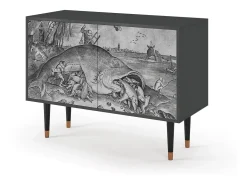 Aparador - 115x85x48 cm - BS4 - Big Fish Eat Little, Antracita