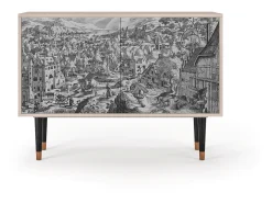 Aparador - 115x85x48 cm - BS4 - Bird Dropping, Latte