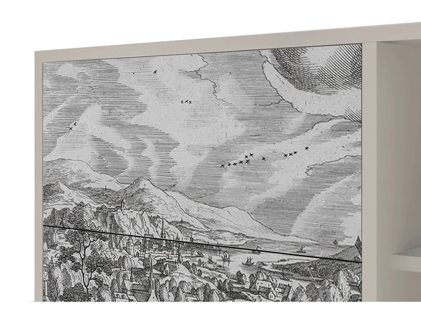 Aparador - 125x98x48 cm - BS2 - Bird Dropping, Arena