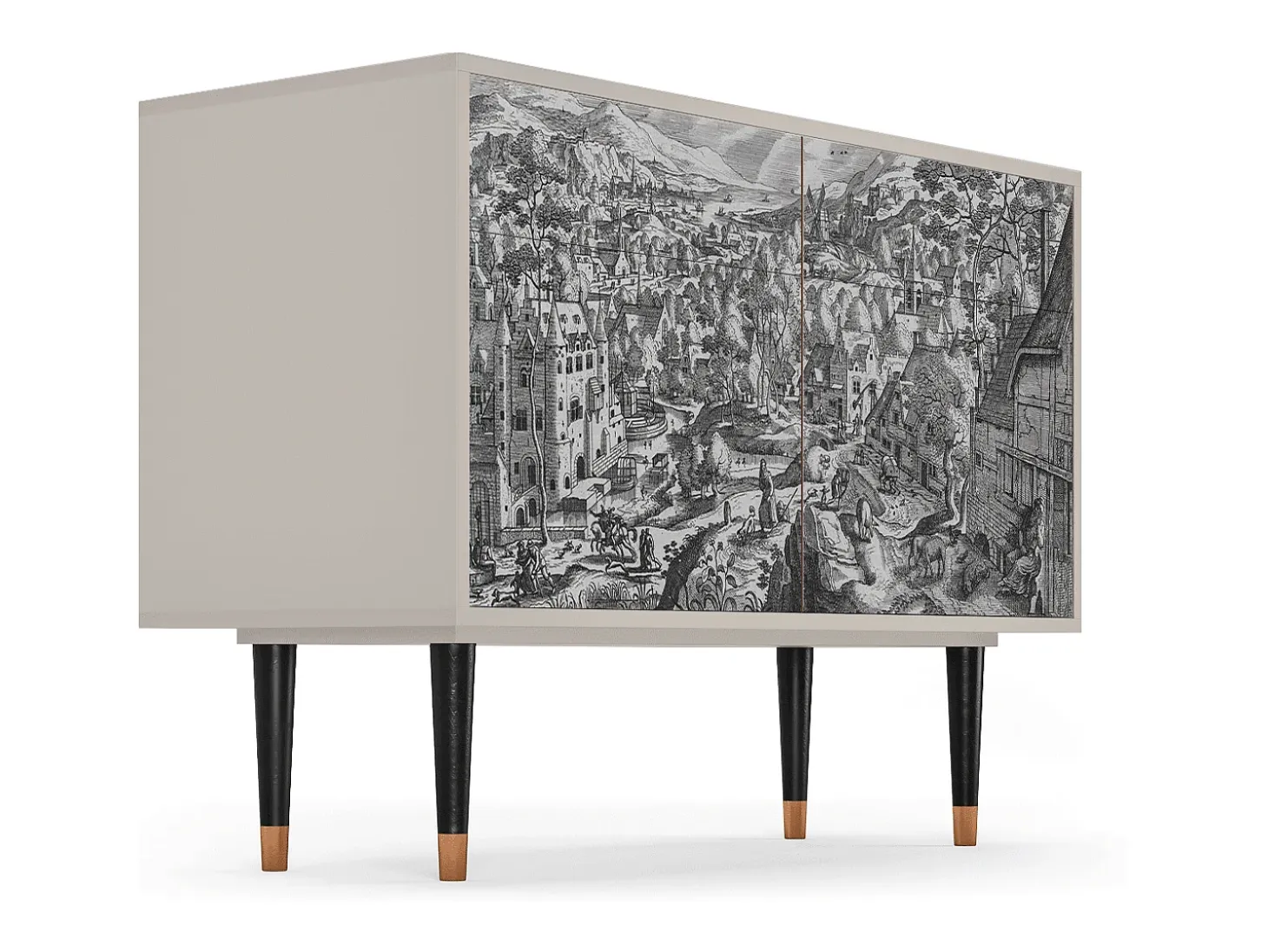 Aparador - 115x85x48 cm - BS4 - Bird Dropping, Arena