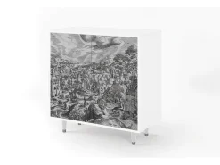 Aparador - 94x96x48 cm - BS3 - Bird Dropping, Blanco