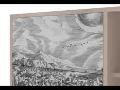 Aparador - 125x98x48 cm - BS2 - Bird Dropping, Latte
