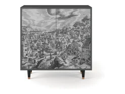 Aparador - 94x96x48 cm - BS3 - Bird Dropping, Antracita