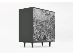 Aparador - 94x96x48 cm - BS3 - Bird Dropping, Antracita