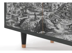 Aparador - 94x96x48 cm - BS3 - Bird Dropping, Antracita