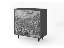 Aparador - 94x96x48 cm - BS3 - Bird Dropping, Antracita