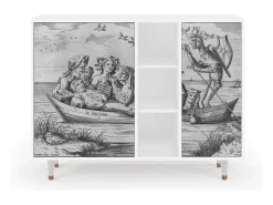 Aparador - 125x98x48 cm - BS2 - Blau Schuyte, Blanco