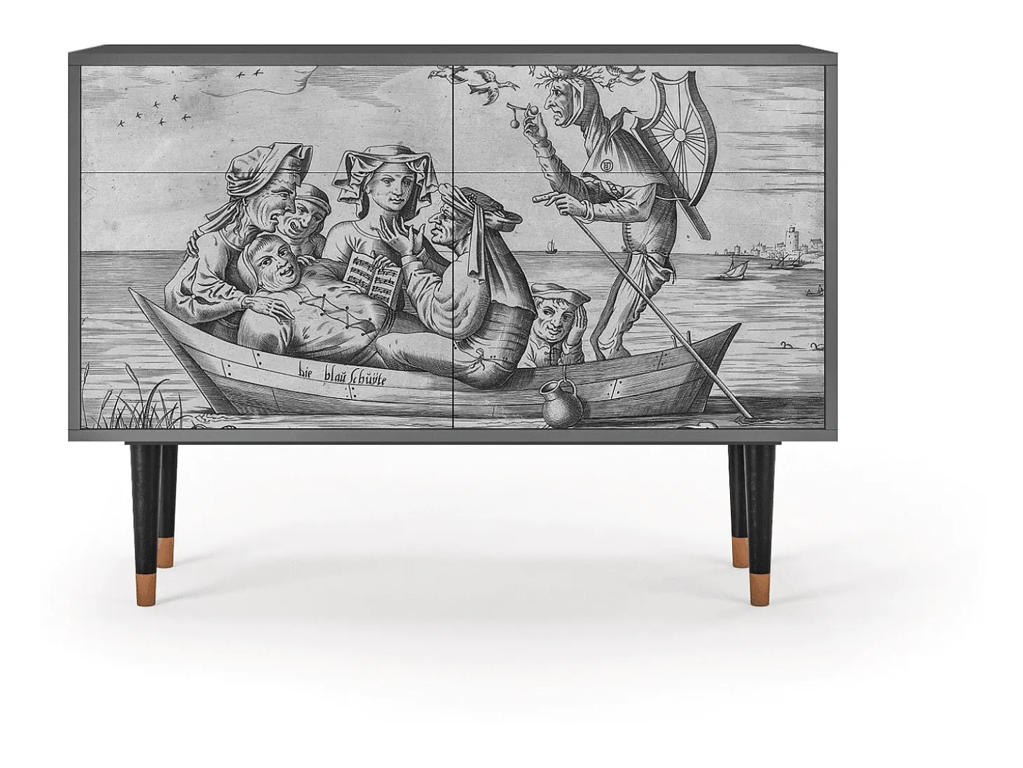 Aparador - 115x85x48 cm - BS4 - Blau Schuyte, Antracita