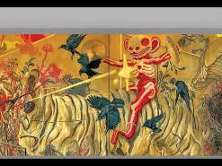Aparador - 115x85x48 cm - BS4 - Blood by James Jean, Gris
