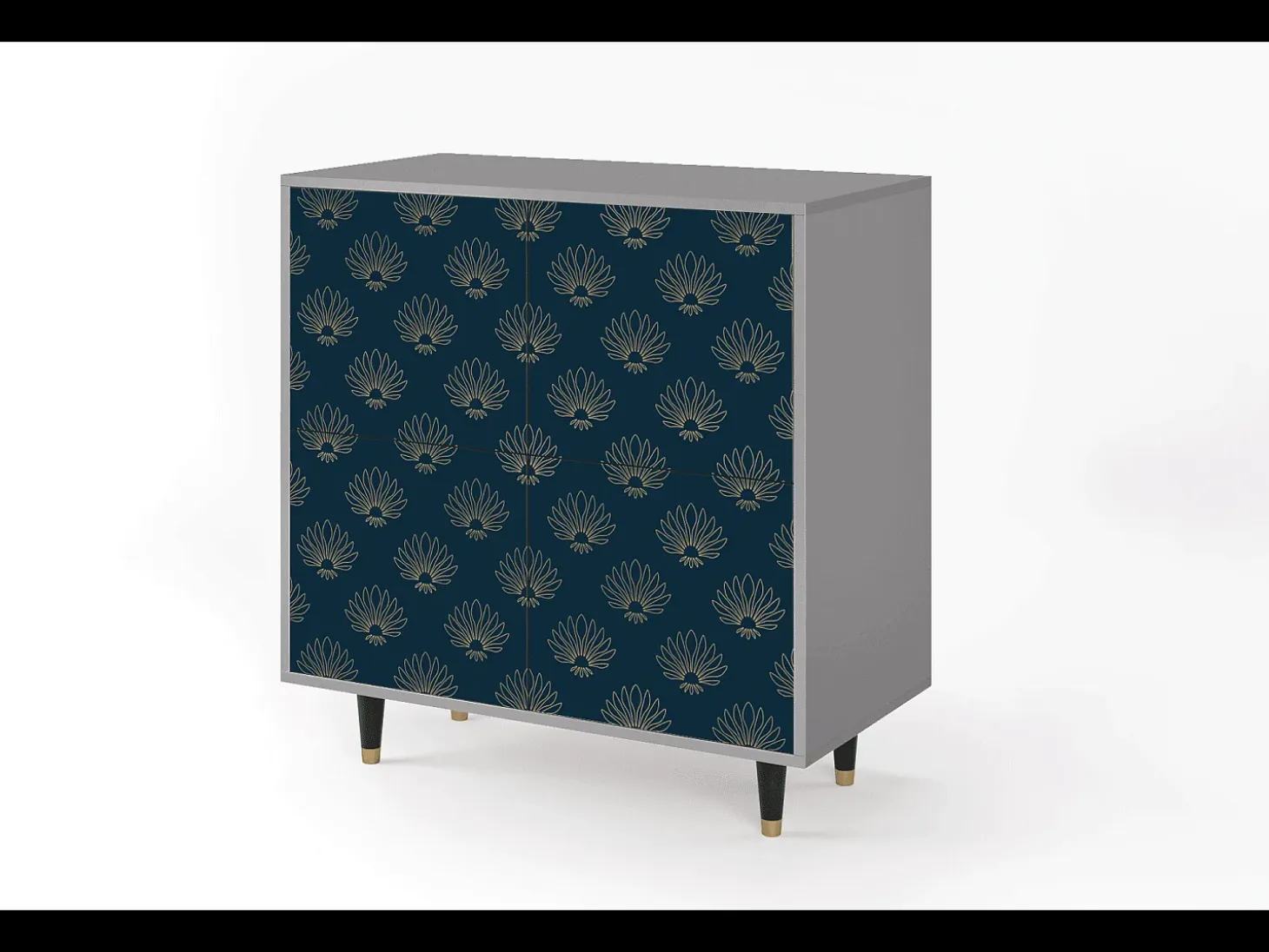 Aparador - 94x96x48 cm - BS3 - Blue Lotus, Gris