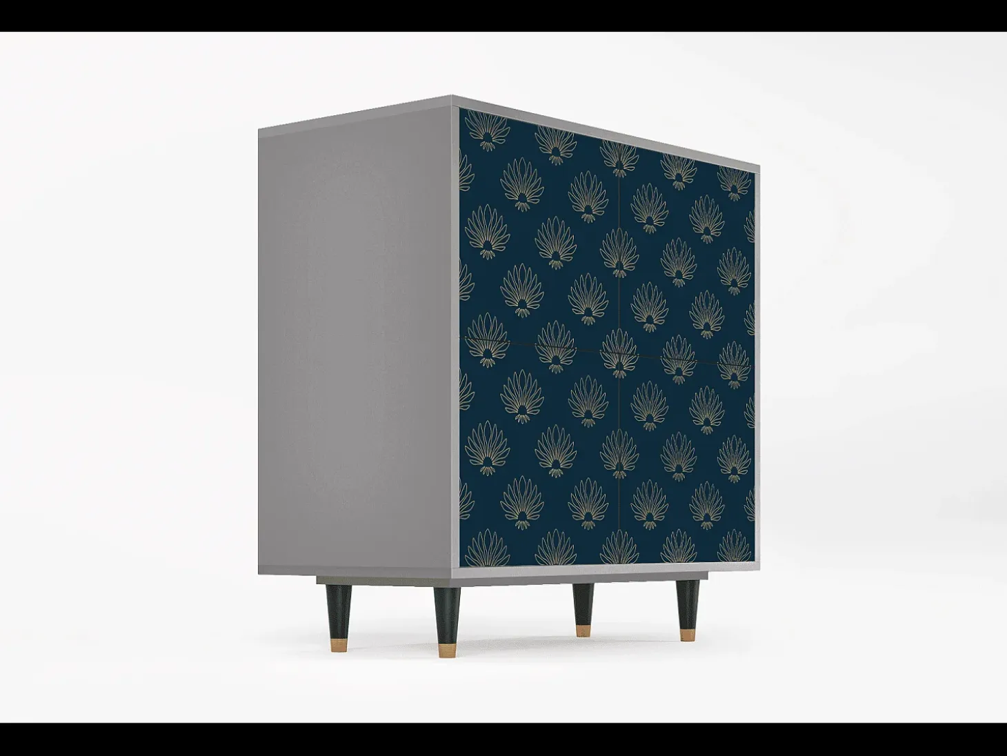 Aparador - 94x96x48 cm - BS3 - Blue Lotus, Gris