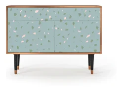 Aparador - 115x85x48 cm - BS4 - Blue Drops, Nogal