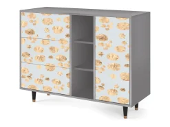 Aparador - 125x98x48 cm - BS2 - Blue Giraffe, Gris