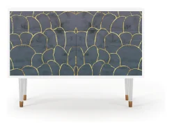 Aparador - 115x85x48 cm - BS4 - Blue Lagoon, Blanco