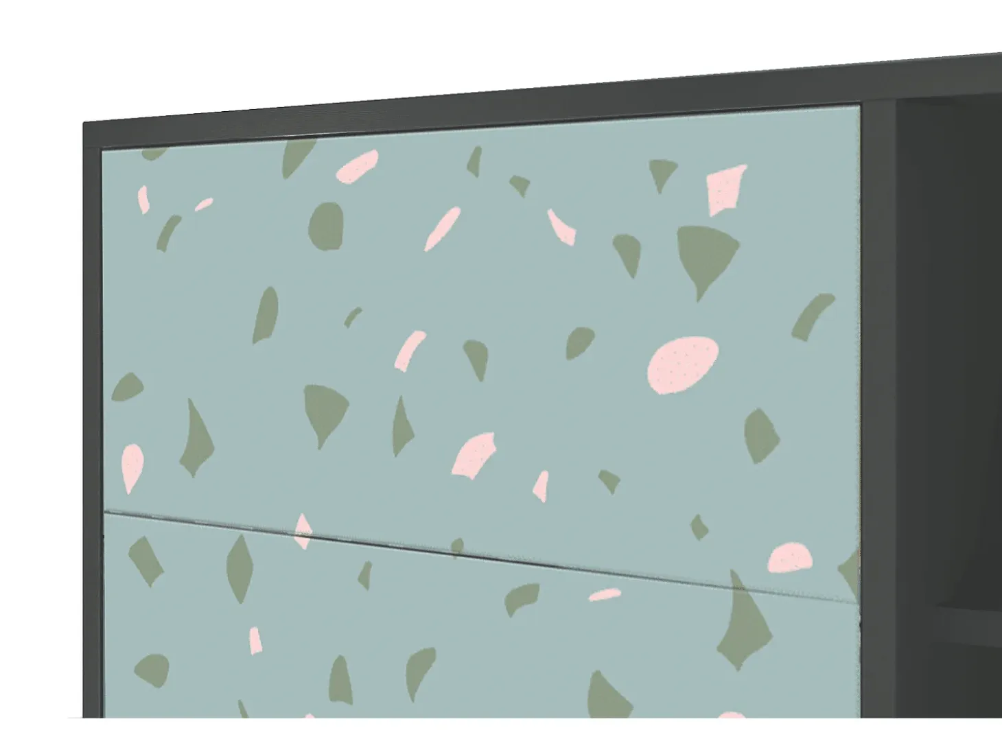 Aparador - 125x98x48 cm - BS2 - Blue Drops, Antracita