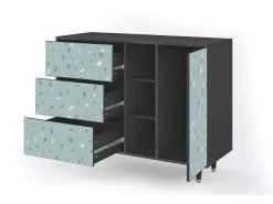 Aparador - 125x98x48 cm - BS2 - Blue Drops, Antracita