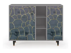 Aparador - 125x98x48 cm - BS2 - Blue Lagoon, Gris
